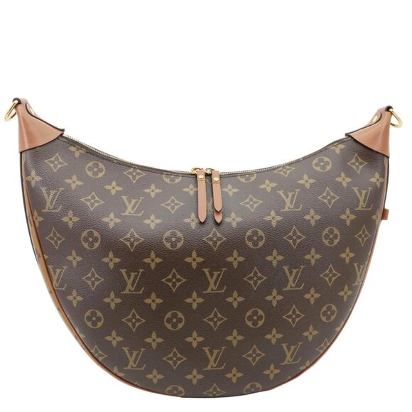 Louis Vuitton Loop Monogram Reverse Canvas Hobo Bag Brown - Picture 4 of 15
